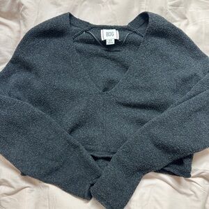 BDG Black V-Neck Sweater Timeless Knit Design